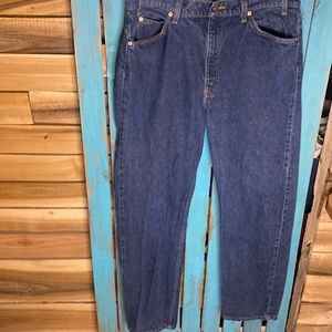 Vintage 90s Levi’s 505 orange tab jeans size 37x32 (tag says 38x32) October 1993